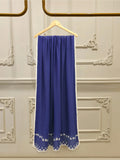 ๐ธ FOUR PIECE PURE COTTON NET EMBROIDERED SUIT โ WITH DUPATTA & RAW SILK PANTS ๐ธ
