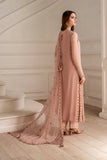 Alluring Embroidered Peach Blossom Formal & Party Chiffon Dress