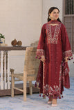 Mauve Grace Embroidered Lawn 3-Piece Suit