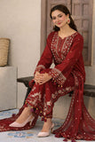 Mauve Grace Embroidered Lawn 3-Piece Suit