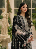 Eid Collection BIN ILYAS Embroidered lawn Three Piece BIL-06 BLACK