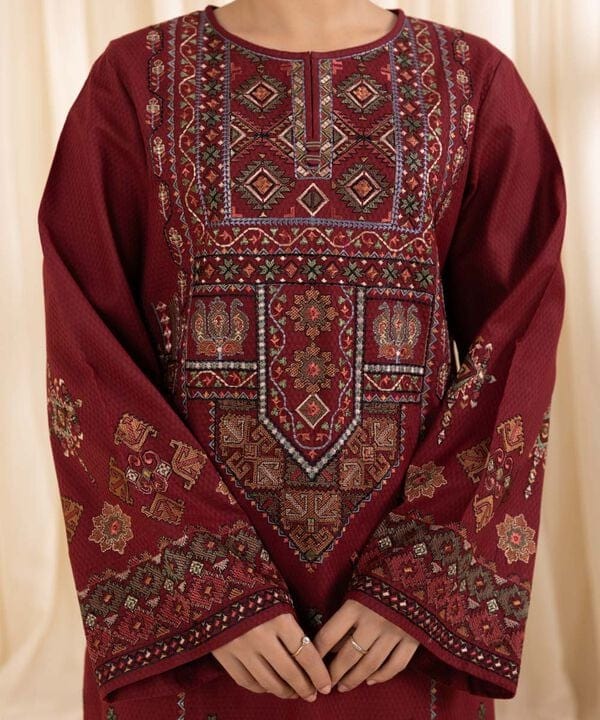 Sapphire SP-002 Dhanak Embroidered 3pc