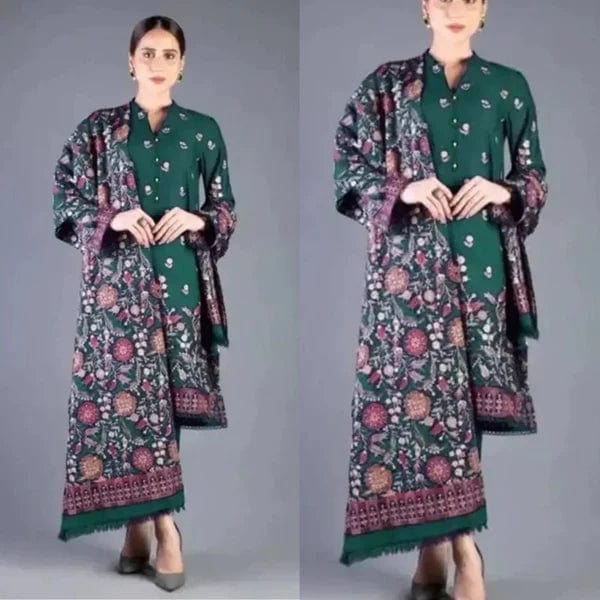 BR-192 Mongia Dhanak Embroidered 3pc