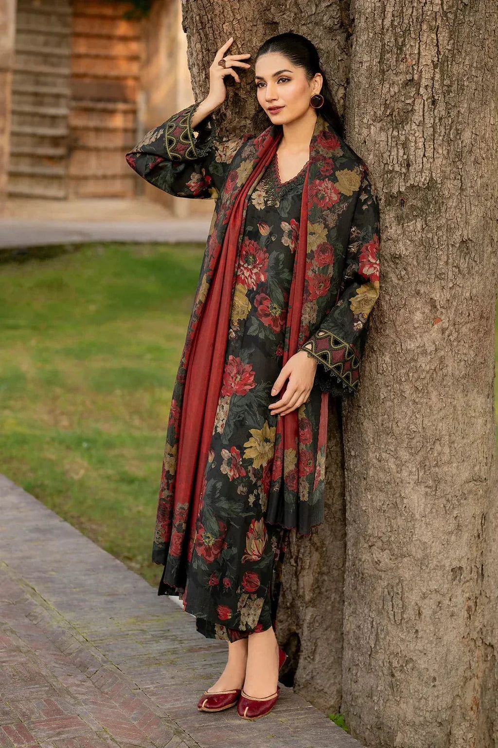 Baroque D-795 Printed Lawn 3pc