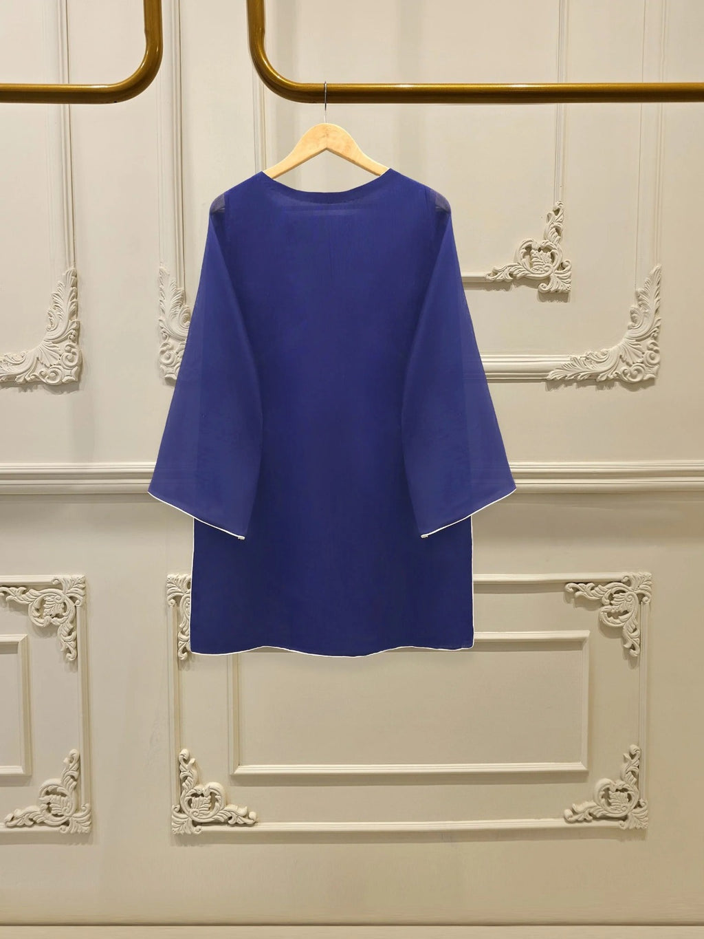 🌸 FOUR PIECE PURE COTTON NET EMBROIDERED SUIT – WITH DUPATTA & RAW SILK PANTS 🌸