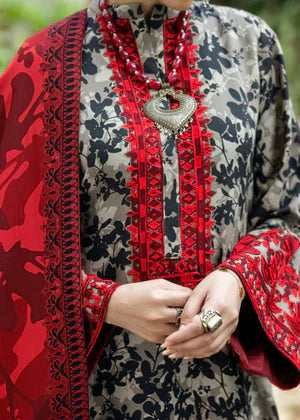 BLOOSAM B Lawn Printed