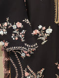 ✨ FOUR PIECE PURE ORGANZA EMBELLISHED SUIT – WITH DUPATTA & RAW SILK PANTS ✨