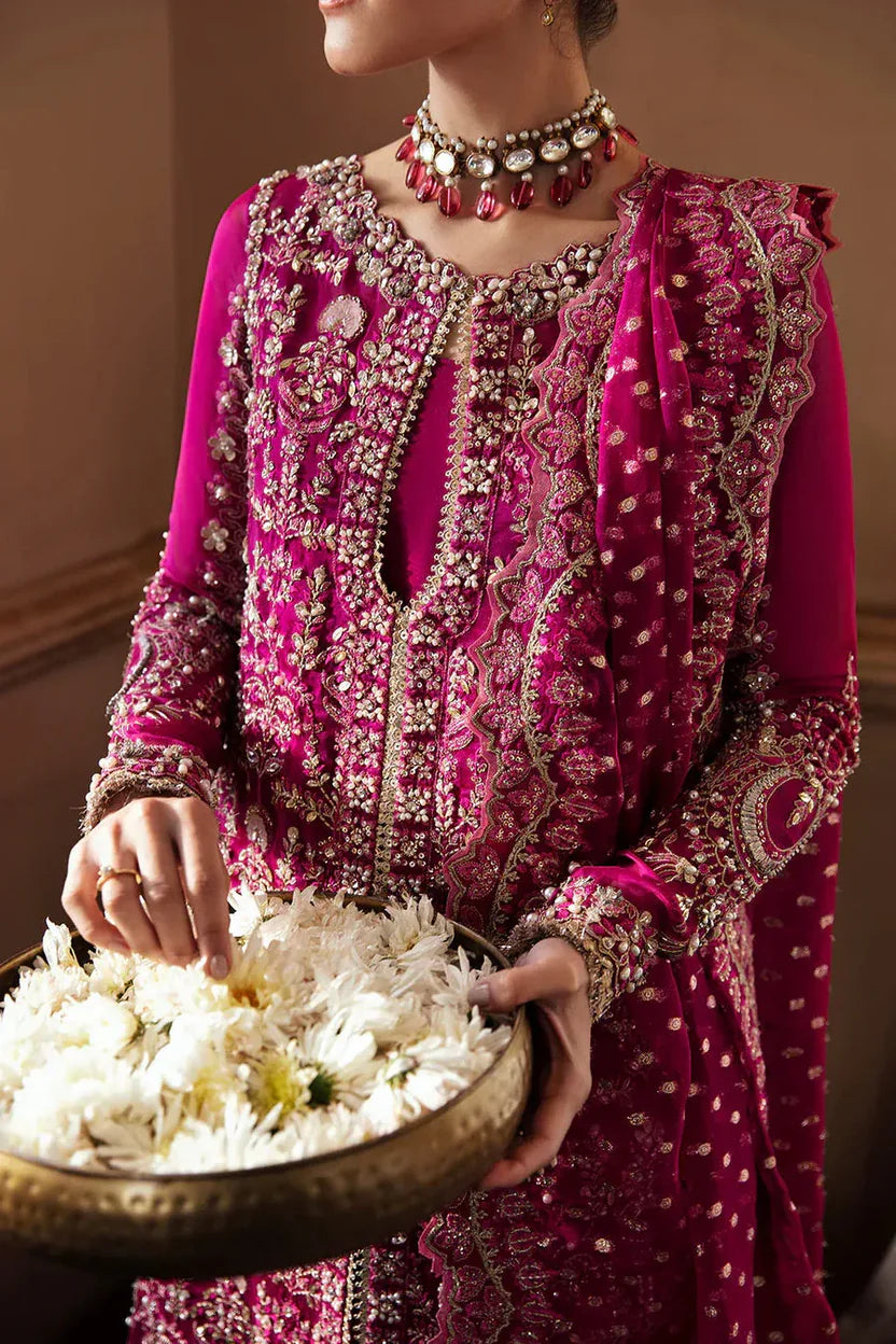 SORAYA ORGANZA UNSTITCHED EMB RAIZEL SUIT