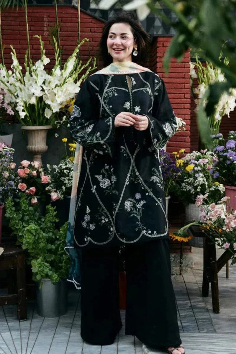 Sapphire  SP-54 Embroidered lawn 3pc