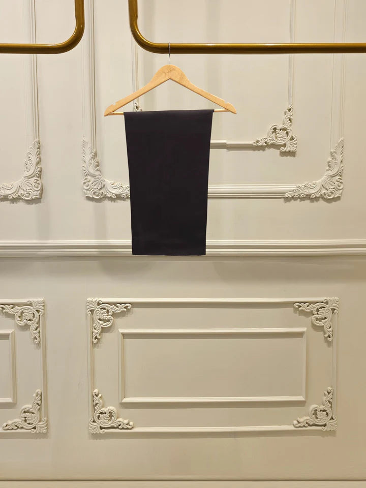 ✨ FOUR PIECE PURE ORGANZA EMBELLISHED SUIT – WITH DUPATTA & RAW SILK PANTS ✨