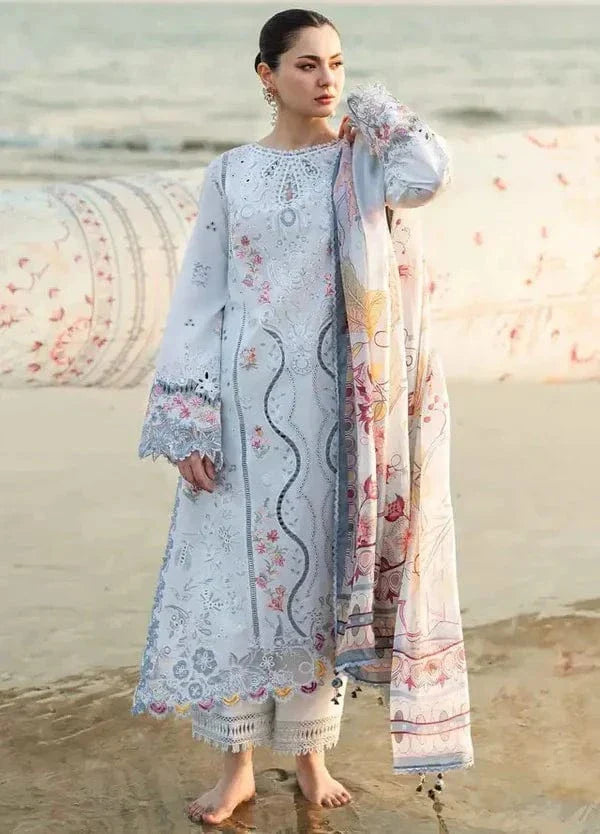 Sapphire QL-1035 Embroidered lawn 3pc