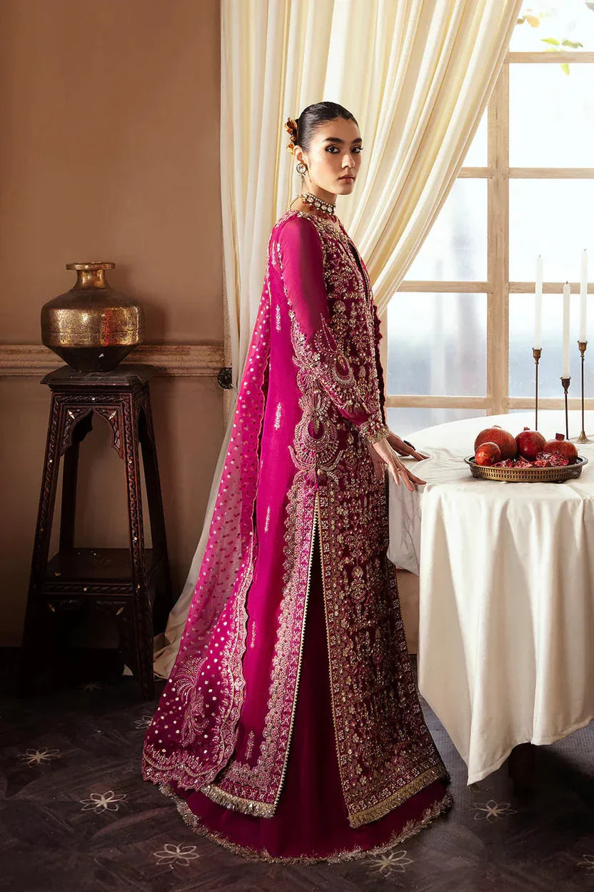 SORAYA ORGANZA UNSTITCHED EMB RAIZEL SUIT