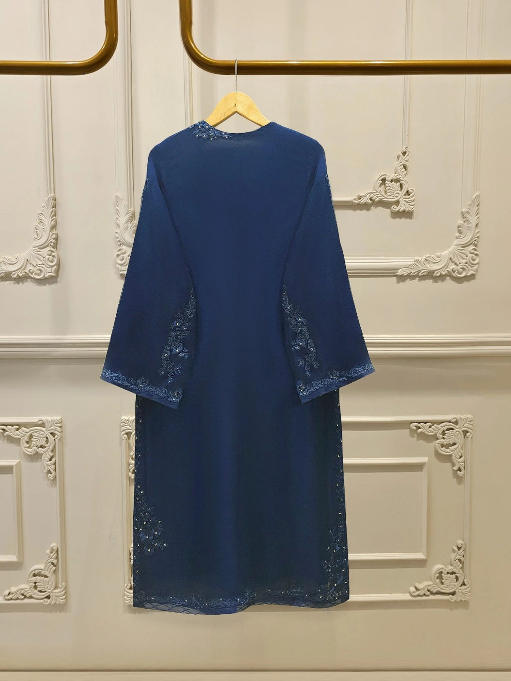 🌸 FOUR PIECE PURE CHIFFON EMBROIDERED SUIT 🌸