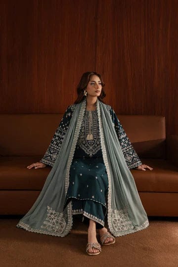 Batik Embroidered Dhanak Three Piece BC-209