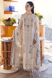 EID Collection Chikenkari Qalamkar Embroidered lawn Three Piece QL-1023