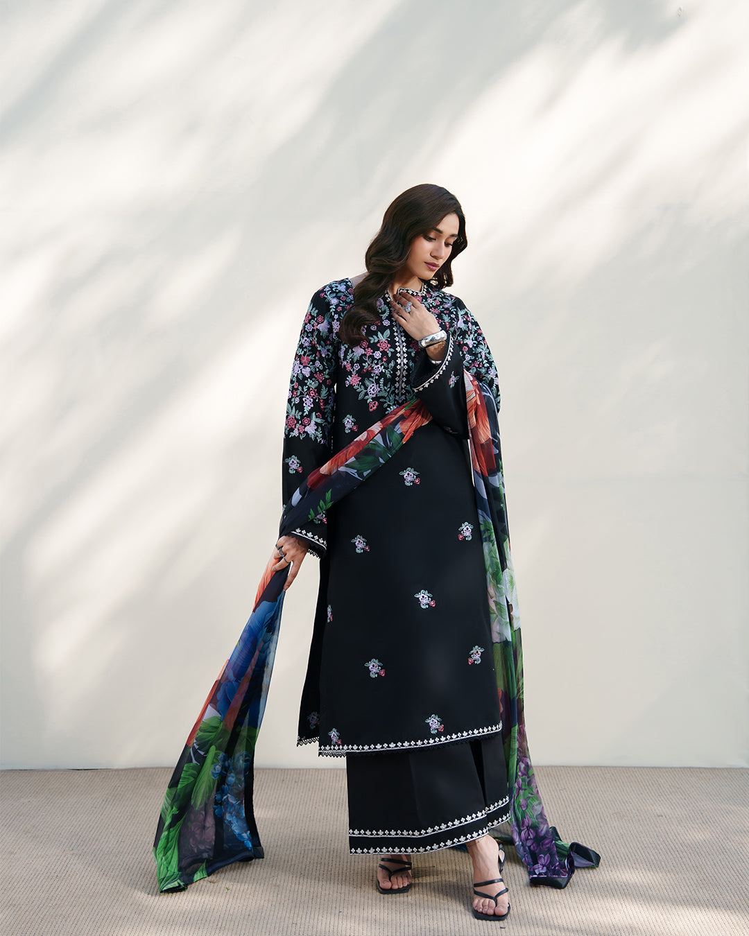 3pc embroidered lawn fabric | bc 2026