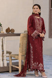 Mauve Grace Embroidered Lawn 3-Piece Suit