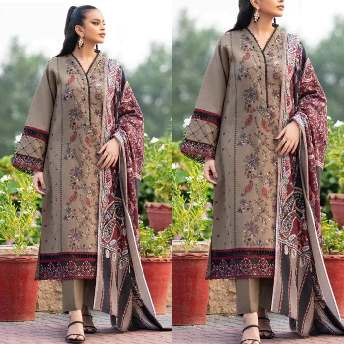Bin Ilyas BI-01 Embroidered Lawn 3pc