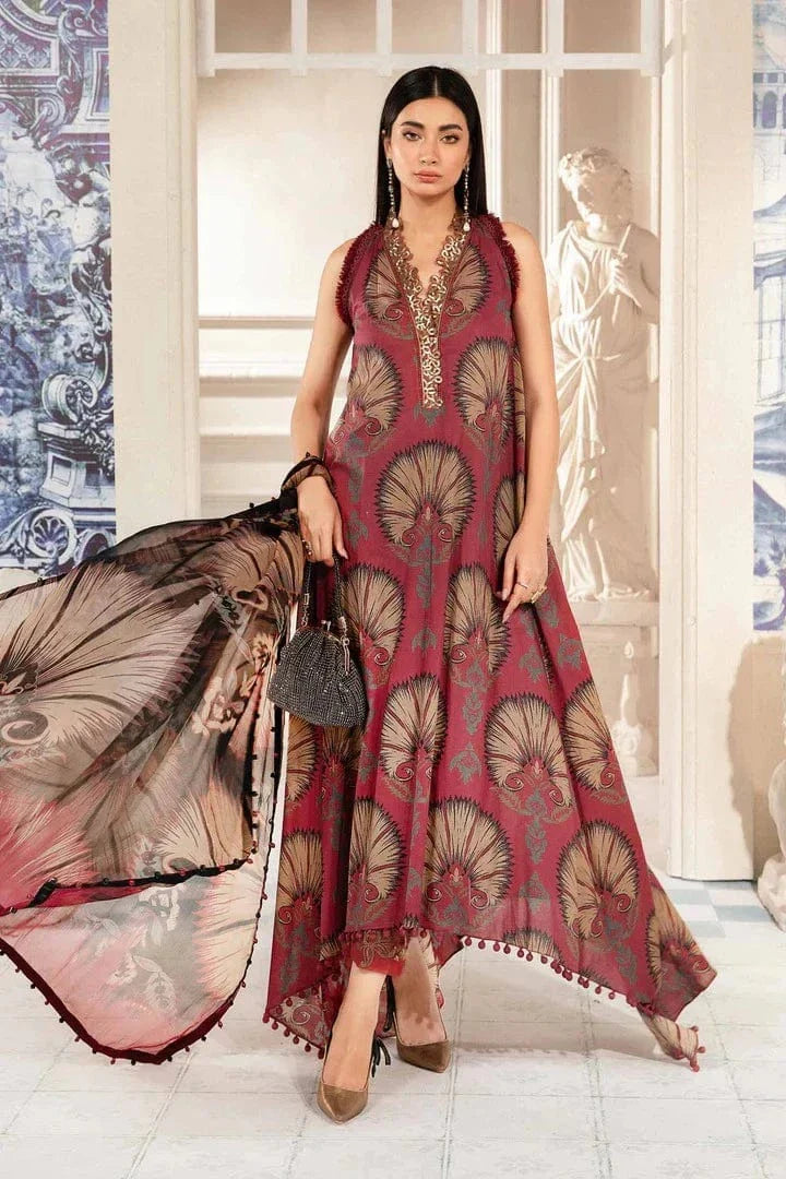 Maria B MB-513 Printed Daabi Lawn 3pc