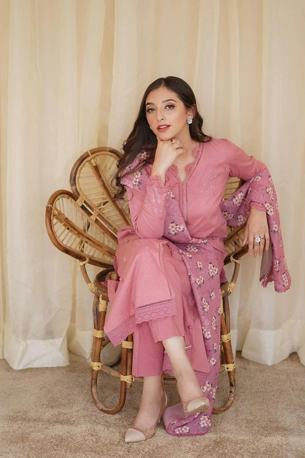 Blue Culture BCC-437 lawn Embroidered three piece